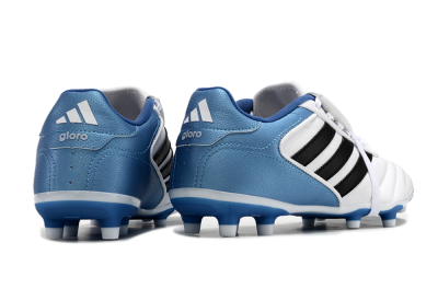Men's Adidas Copa Gloro 2024 FG Football Boots - White/Black/Blue