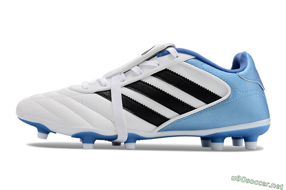 Men's Adidas Copa Gloro 2024 FG Football Boots - White/Black/Blue 0