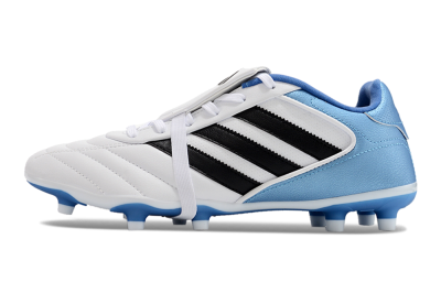 Men's Adidas Copa Gloro 2024 FG Football Boots - White/Black/Blue