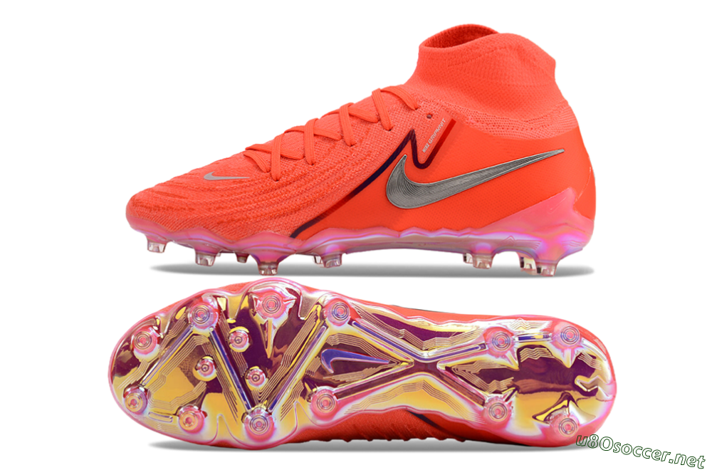 Men's Nike Phantom Luna Elite AG Football Boots - Red/Silver/Gold 1