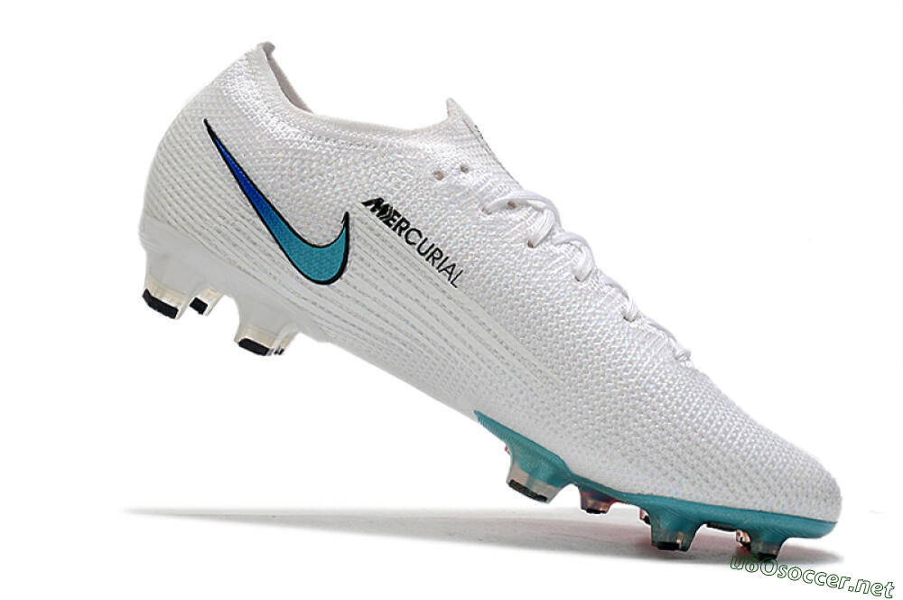 Men's Nike Air Zoom Mercurial Vapor 13 Elite FG Football Boots - White/Red/Blue 7