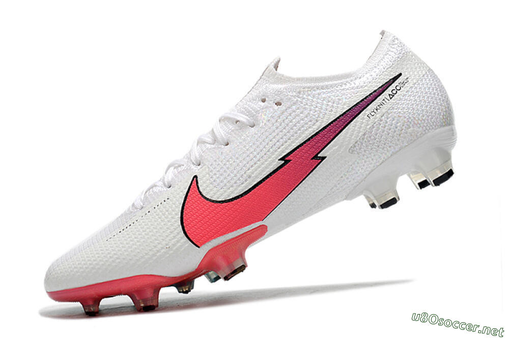 Men's Nike Air Zoom Mercurial Vapor 13 Elite FG Football Boots - White/Red/Blue 8