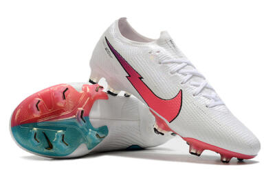 Men's Nike Air Zoom Mercurial Vapor 13 Elite FG Football Boots - White/Red/Blue