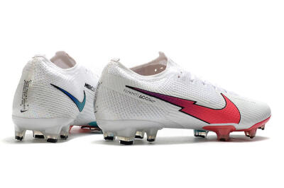 Men's Nike Air Zoom Mercurial Vapor 13 Elite FG Football Boots - White/Red/Blue