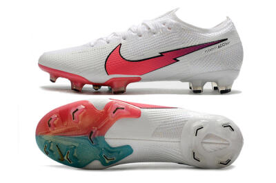 Men's Nike Air Zoom Mercurial Vapor 13 Elite FG Football Boots - White/Red/Blue