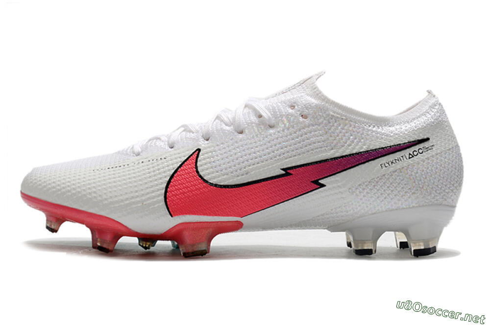 Men's Nike Air Zoom Mercurial Vapor 13 Elite FG Football Boots - White/Red/Blue 0