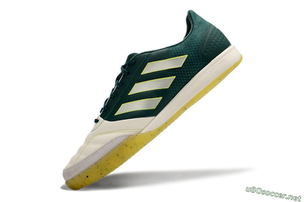 Men's Adidas Top Sala IC Football Shoes - Beige/Grey/Blue/Yellow 5