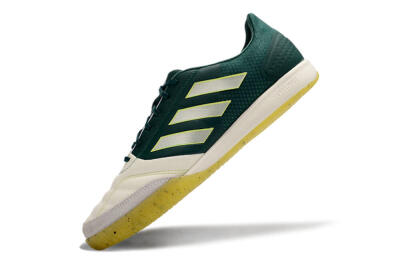 Men's Adidas Top Sala IC Football Shoes - Beige/Grey/Blue/Yellow