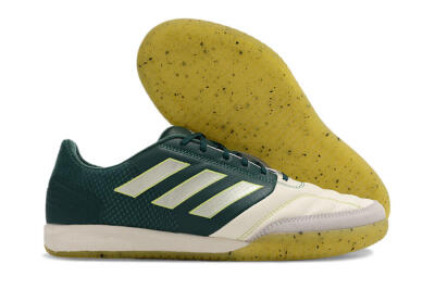 Men's Adidas Top Sala IC Football Shoes - Beige/Grey/Blue/Yellow