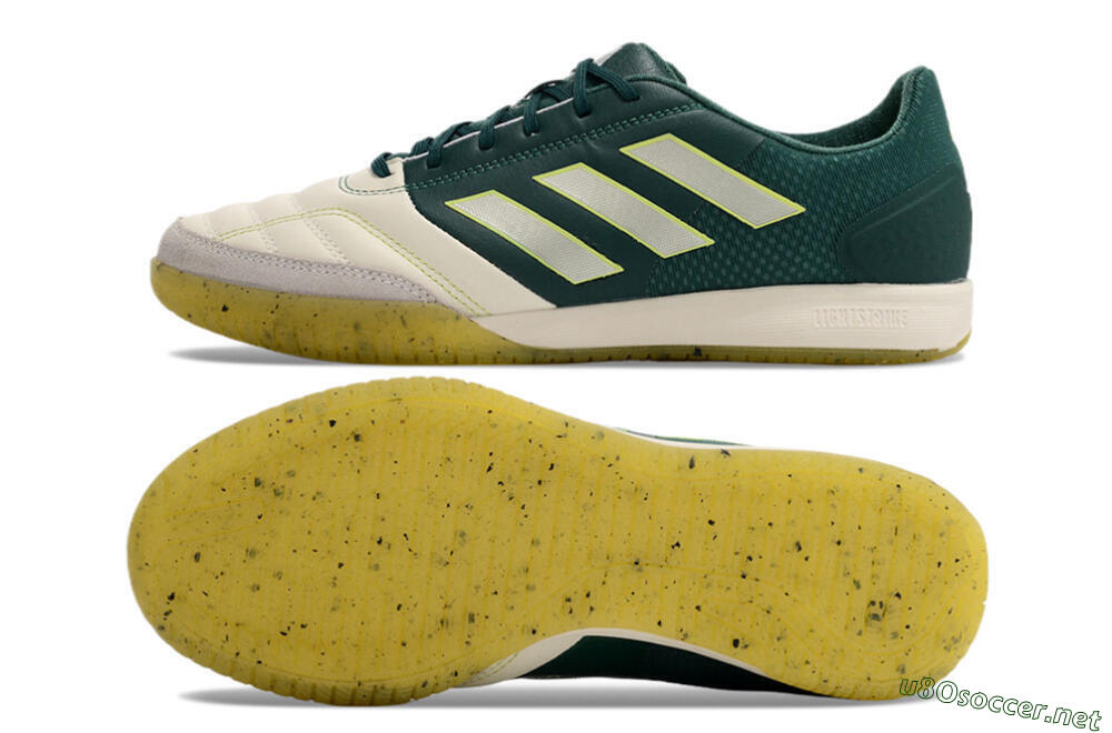 Men's Adidas Top Sala IC Football Shoes - Beige/Grey/Blue/Yellow 1