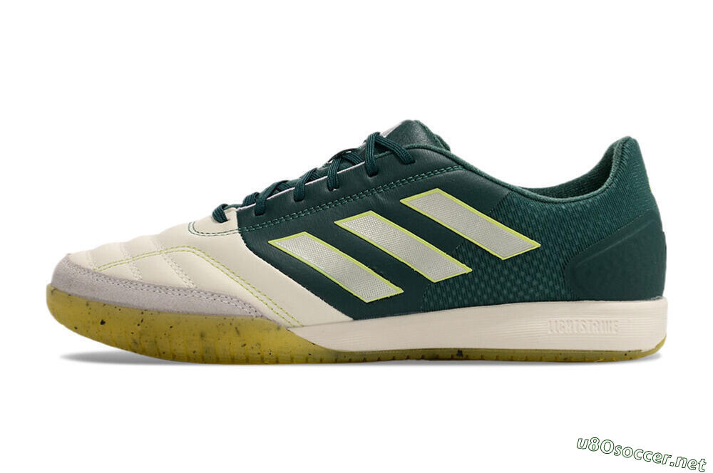 Men's Adidas Top Sala IC Football Shoes - Beige/Grey/Blue/Yellow 0