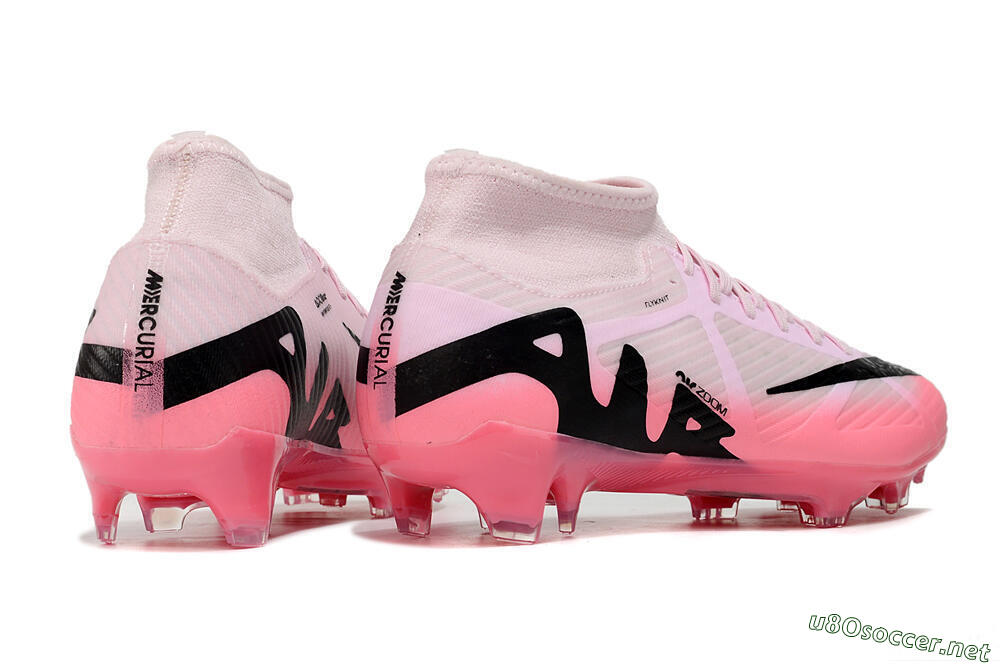 Men's Nike Air Zoom Mercurial Superfly 9 Academy FG Football Boots - Pink/Black 6