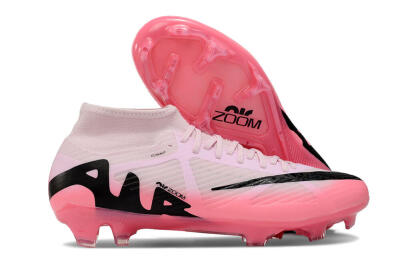 Men's Nike Air Zoom Mercurial Superfly 9 Academy FG Football Boots - Pink/Black