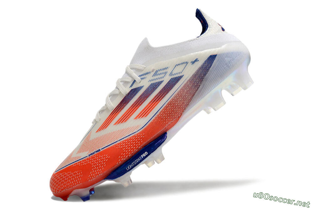 Men's Adidas F50 Adizero FG Football Boots - Red/Blue/White 5
