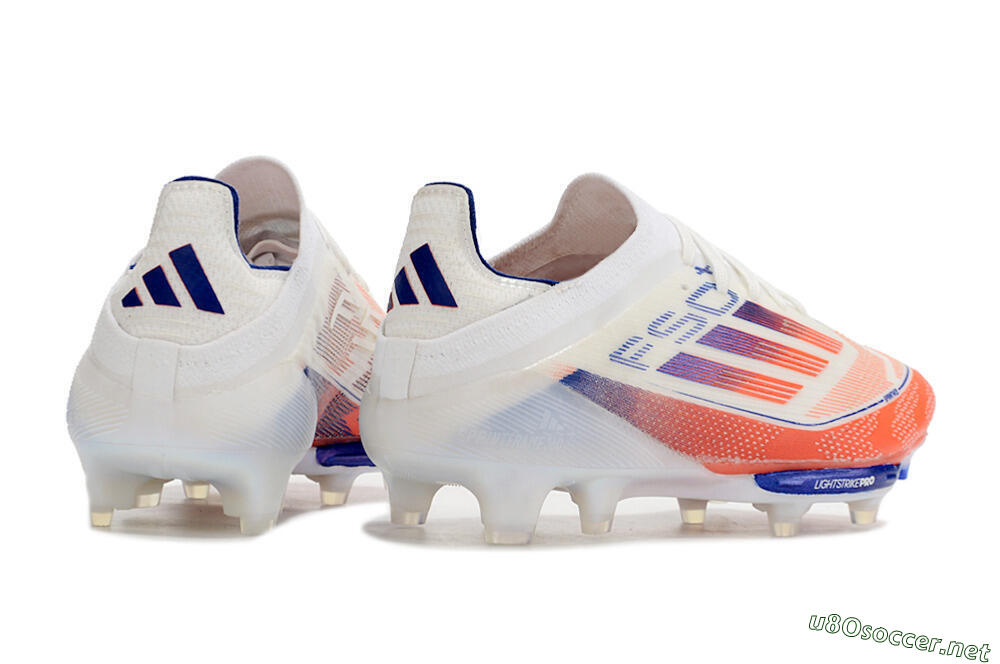 Men's Adidas F50 Adizero FG Football Boots - Red/Blue/White 6