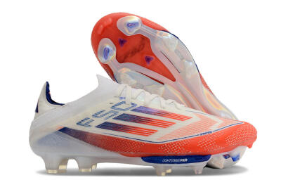 Men's Adidas F50 Adizero FG Football Boots - Red/Blue/White