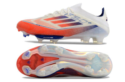 Men's Adidas F50 Adizero FG Football Boots - Red/Blue/White