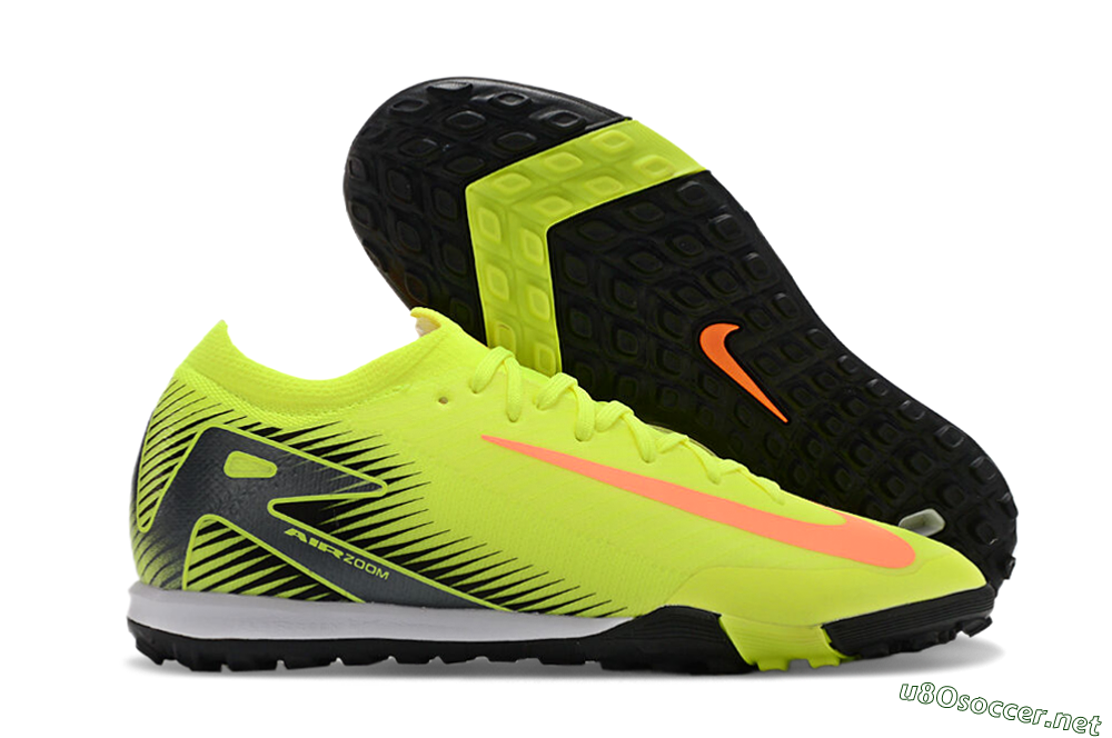 Men's Nike Air Zoom Mercurial Vapor 16 Elite TF Football Shoes - Yellow/Red/White 2