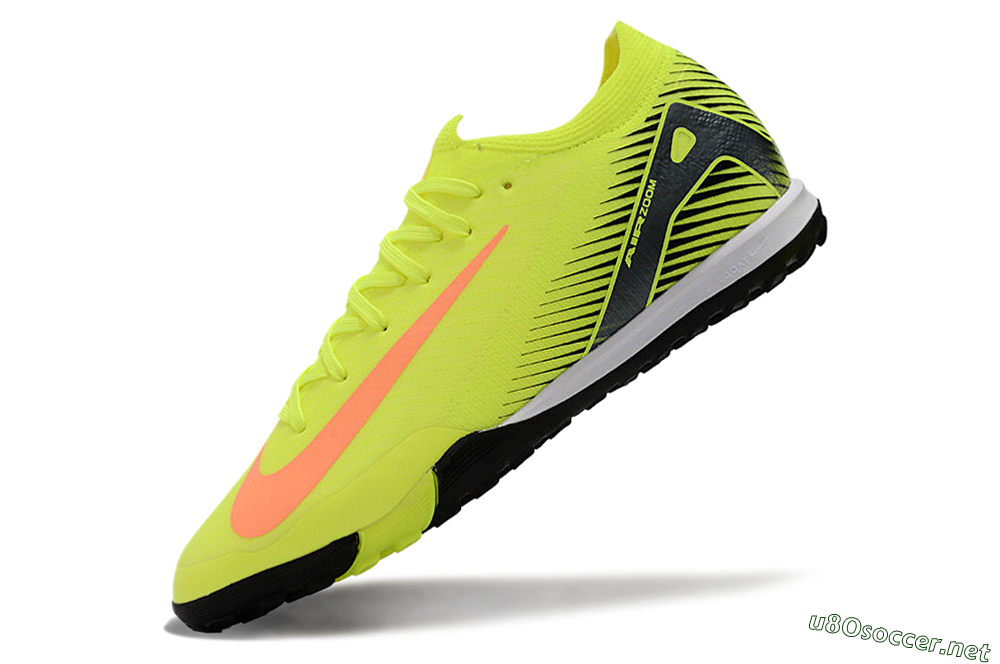 Men's Nike Air Zoom Mercurial Vapor 16 Elite TF Football Shoes - Yellow/Red/White 5