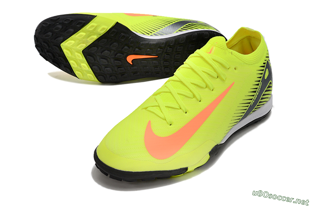 Men's Nike Air Zoom Mercurial Vapor 16 Elite TF Football Shoes - Yellow/Red/White 3