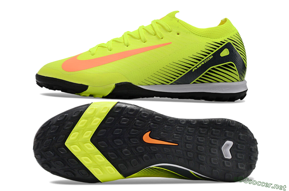 Men's Nike Air Zoom Mercurial Vapor 16 Elite TF Football Shoes - Yellow/Red/White 1