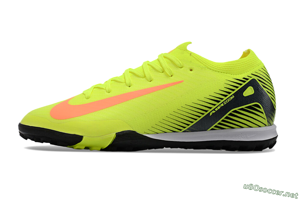 Men's Nike Air Zoom Mercurial Vapor 16 Elite TF Football Shoes - Yellow/Red/White 0