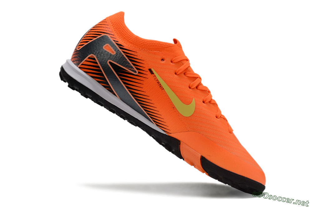 Men's Nike Air Zoom Mercurial Vapor 16 Elite TF Football Shoes - Red/Yellow/Black 4