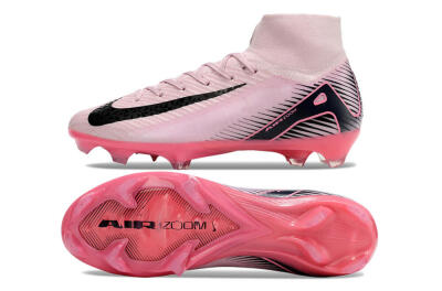 Women's Nike Air Zoom Mercurial Superfly 10 Elite FG Football Boots - Pink/Black