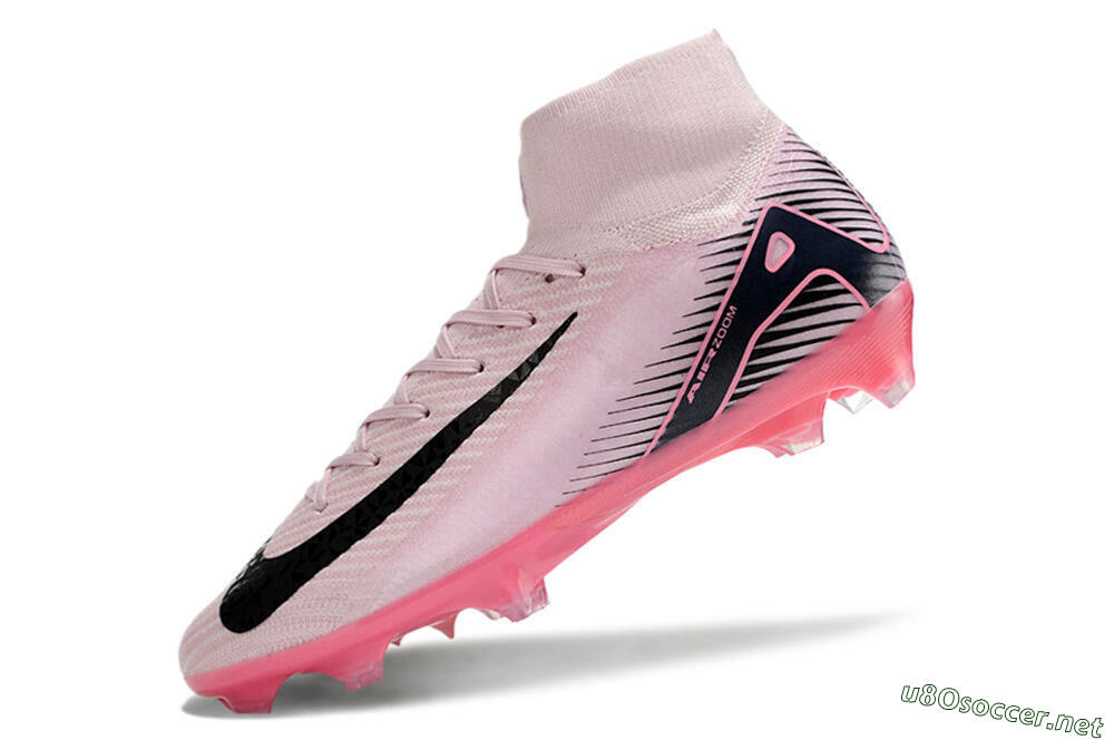 Women's Nike Air Zoom Mercurial Superfly 10 Elite FG Football Boots - Pink/Black 5