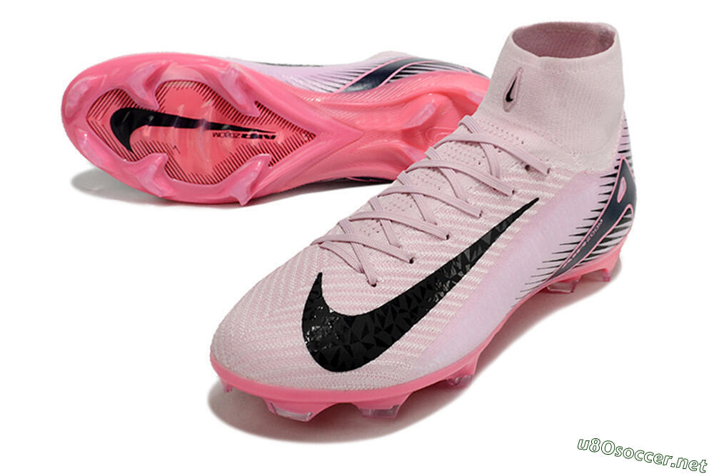 Women's Nike Air Zoom Mercurial Superfly 10 Elite FG Football Boots - Pink/Black 3