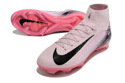 Women's Nike Air Zoom Mercurial Superfly 10 Elite FG Football Boots - Pink/Black