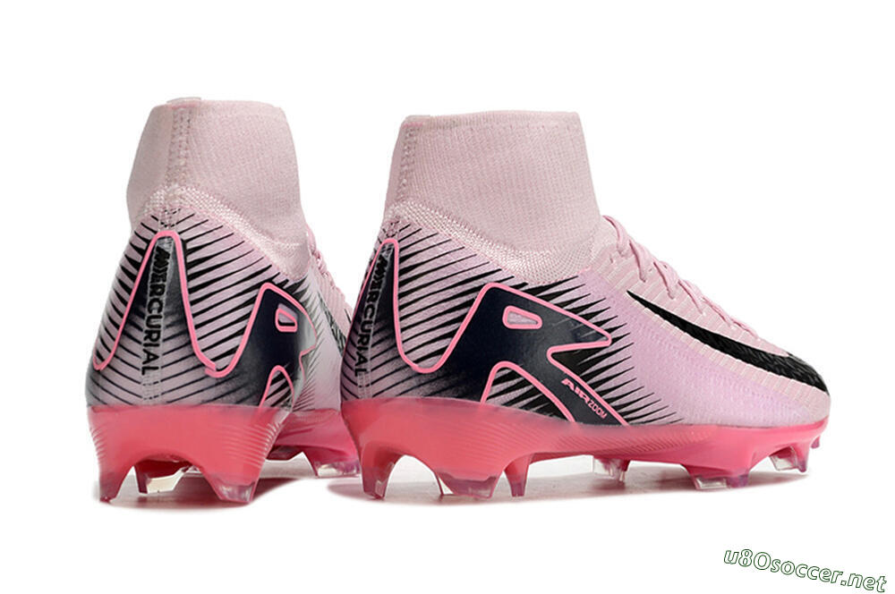 Women's Nike Air Zoom Mercurial Superfly 10 Elite FG Football Boots - Pink/Black 6