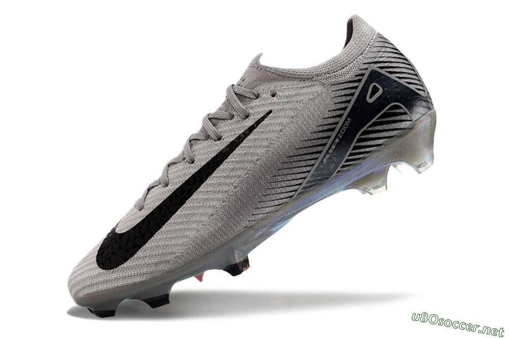 Men's Nike Air Zoom Mercurial Vapor 16 Elite FG Football Boots - Grey/Black/Gold 5