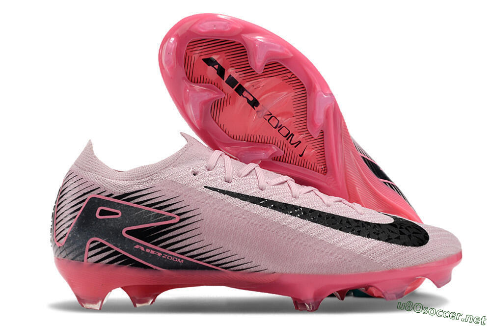 Men's Nike Air Zoom Mercurial Vapor 16 Elite FG Football Boots - Pink/Black 2