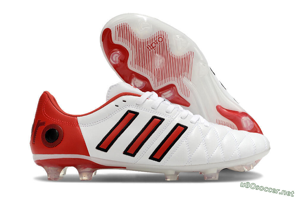 Men's Adidas Adipure 11Pro x PD25 Trx FG Football Boots - White/Red/Black 2