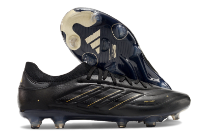 Men's Adidas Copa Pure 2+ FG Football Boots - Black/Gold/Blue