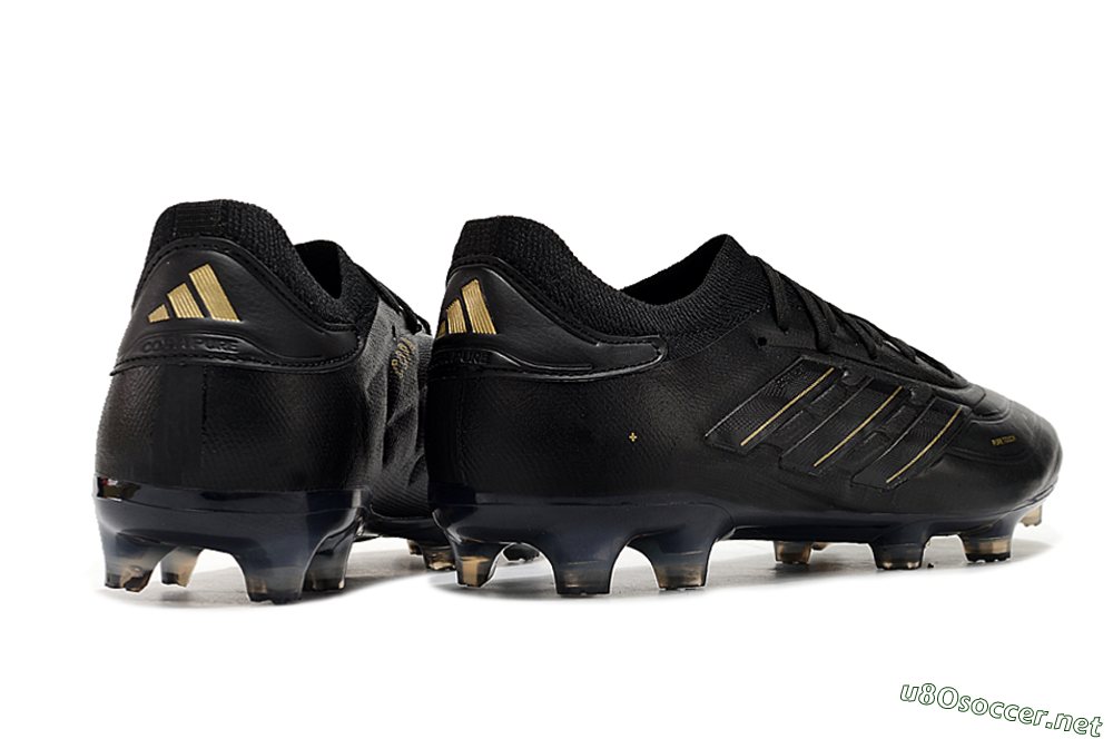 Men's Adidas Copa Pure 2+ FG Football Boots - Black/Gold/Blue 6