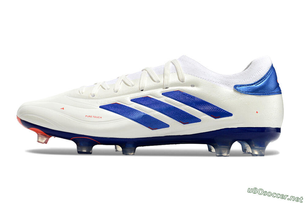 Men's Adidas Copa Pure 2+ FG Football Boots - White/Blue/Red 0