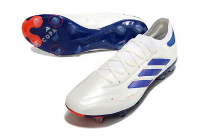 Men's Adidas Copa Pure 2+ FG Football Boots - White/Blue/Red