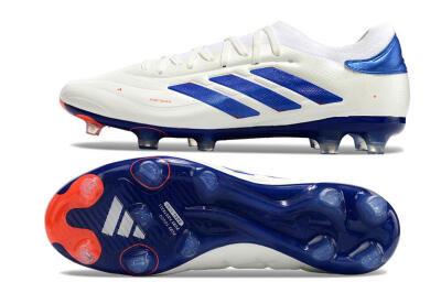 Men's Adidas Copa Pure 2+ FG Football Boots - White/Blue/Red