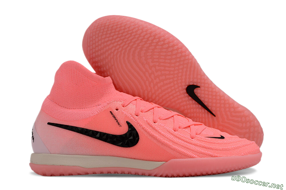 Men's Nike Phantom Luna Elite NU IC Football Shoes - Pink/Black 2