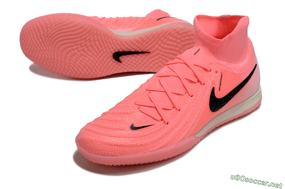 Men's Nike Phantom Luna Elite NU IC Football Shoes - Pink/Black 3