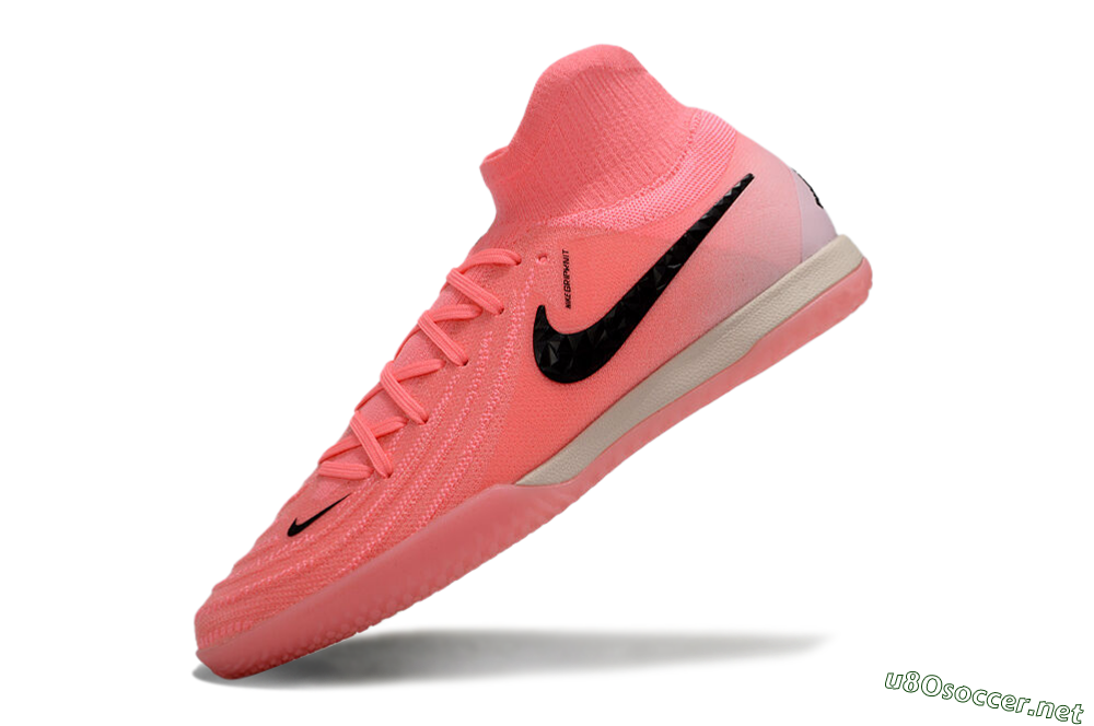 Men's Nike Phantom Luna Elite NU IC Football Shoes - Pink/Black 5