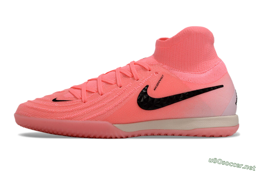 Men's Nike Phantom Luna Elite NU IC Football Shoes - Pink/Black 0