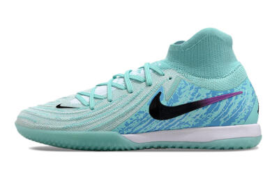 Men's Nike Phantom Luna Elite NU IC Football Shoes - Jade/Black/Purple