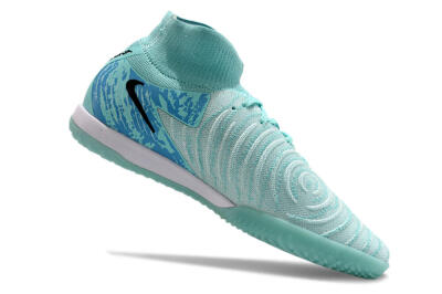 Men's Nike Phantom Luna Elite NU IC Football Shoes - Jade/Black/Purple