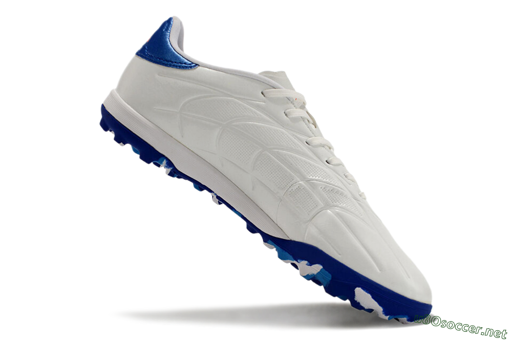 Men's Adidas Copa Pure.3 TF Football Shoes - White/Blue/Red 4