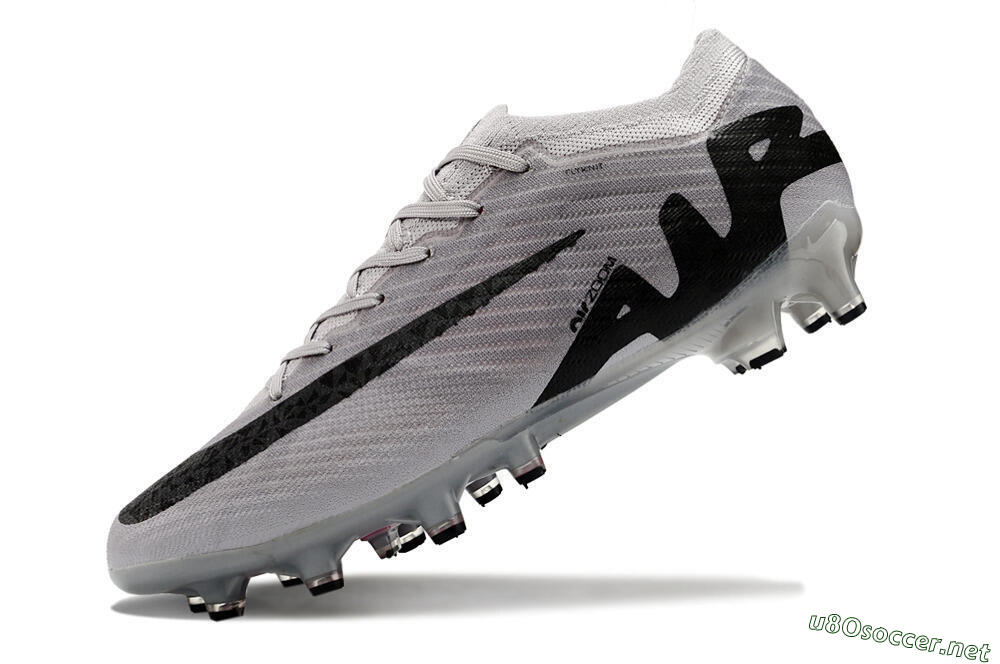 Men's Nike Air Zoom Mercurial Vapor 15 Elite AG Football Boots - Grey/Black/Pink 5