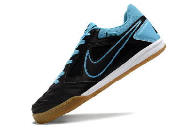 Men's Supre x Nike SB Gato IC Football Shoes - Black/Blue/White