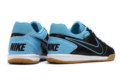 Men's Supre x Nike SB Gato IC Football Shoes - Black/Blue/White
